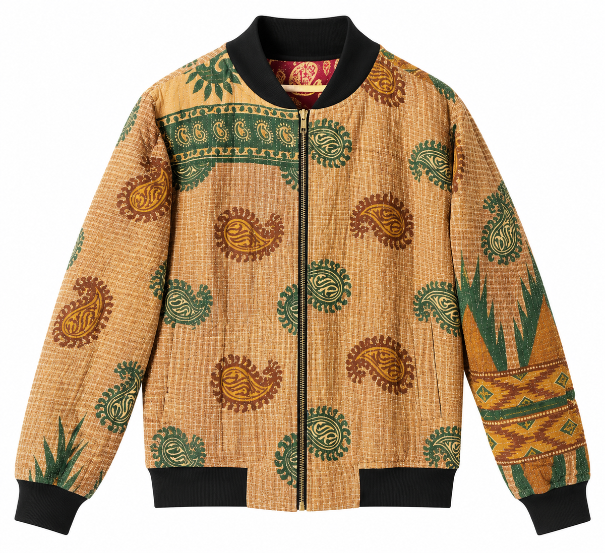 MEN'S Reversible Kantha Bomber - Ayaan - M