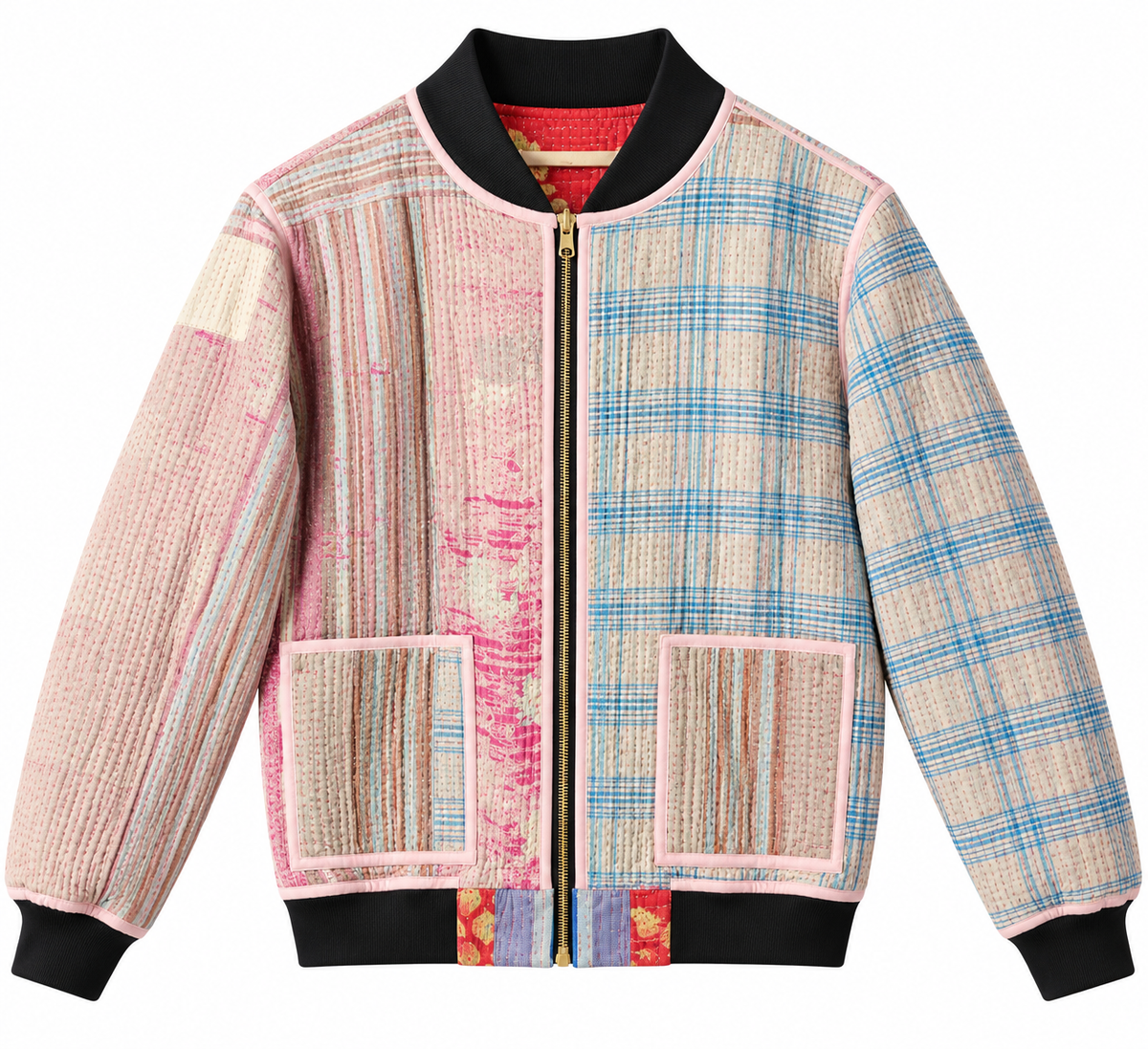 MEN'S Reversible Kantha Bomber - Musa - L