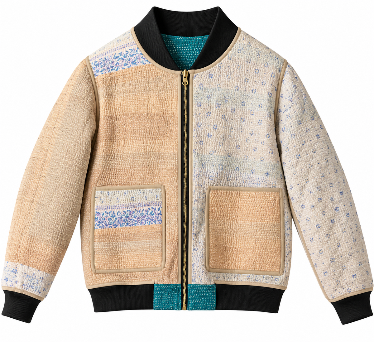 Tara Reversible Kantha Bomber - S