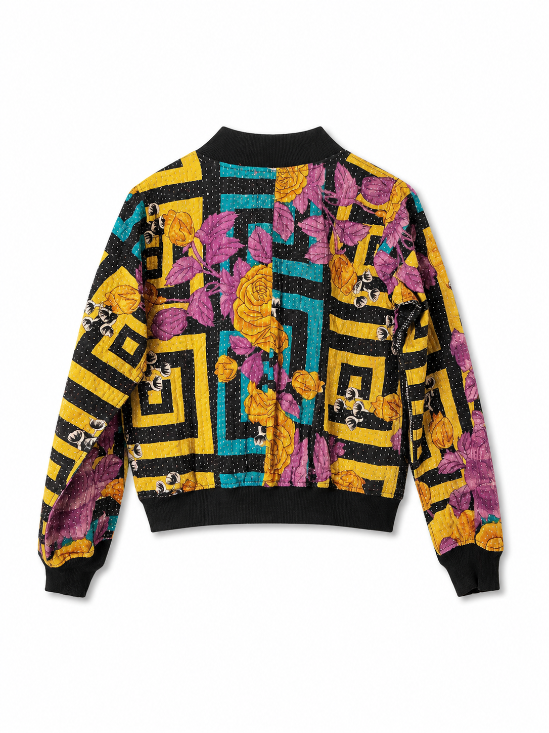 Parveen Reversible Kantha Bomber - M