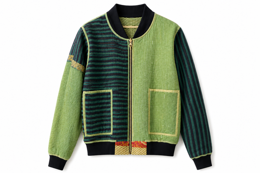 Rumana Reversible Kantha Bomber - XL