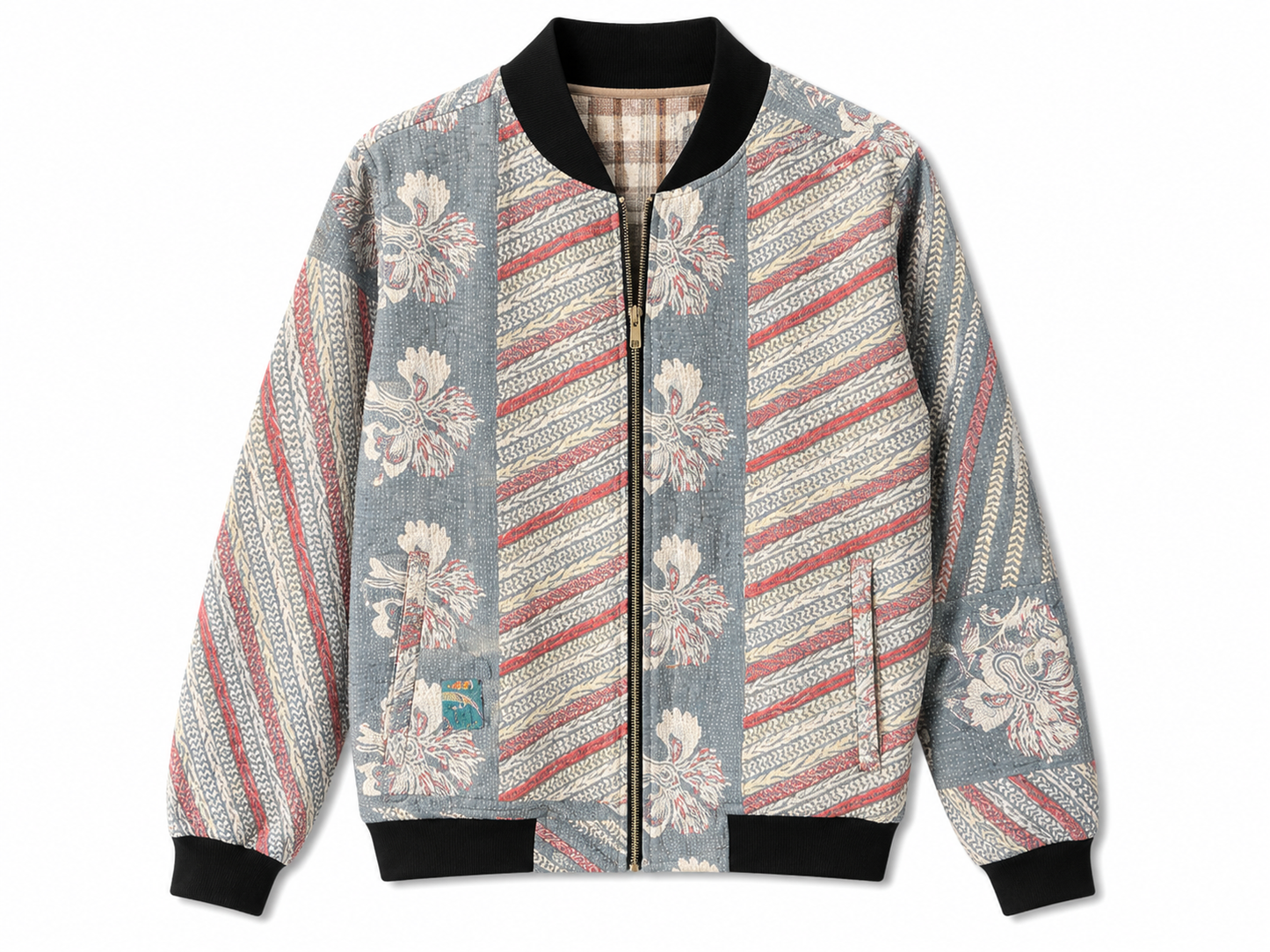 MEN'S Reversible Kantha Bomber - Munir - S