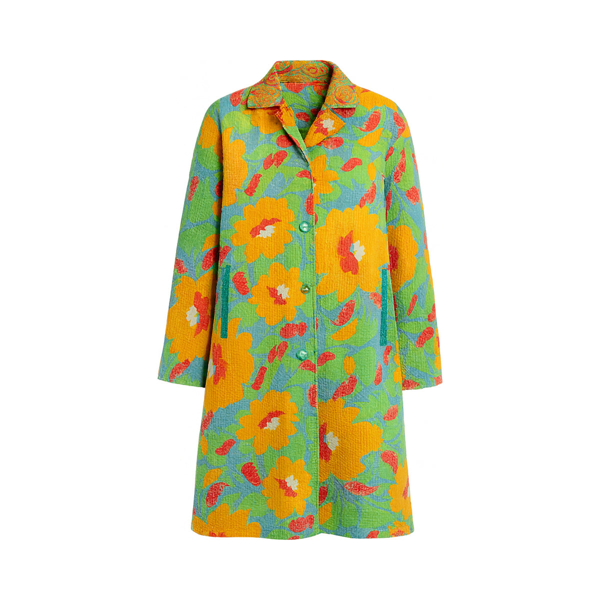 Leila Coat - The Garden Bloom - L — front