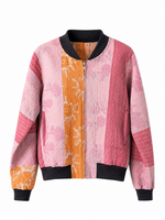 Zennat Reversible Kantha Bomber - M 3