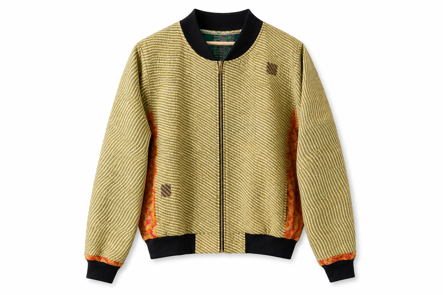 Rumana Reversible Kantha Bomber - XL