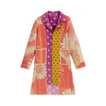 Leila Coat - The Blossom Tapestry - 3XL — reversible side, front 3
