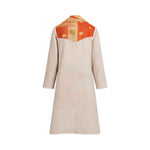 Leila Coat - The Crimson Blossom - S — reversible side, back 4