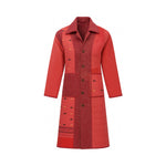 Leila Coat - The Raspberry Stitch - M — reversible side, front 3