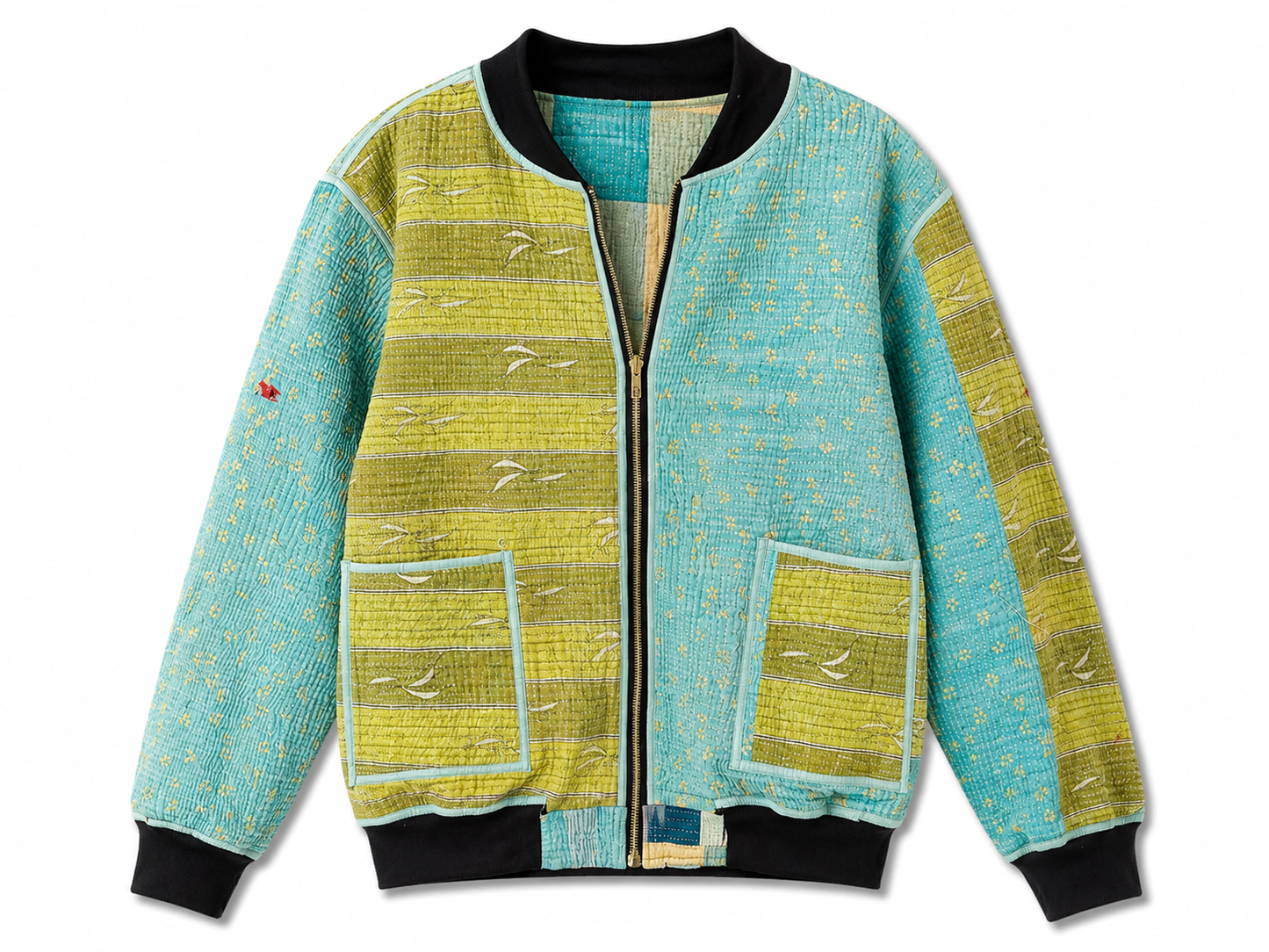 MEN'S Reversible Kantha Bomber - Farhan - XL