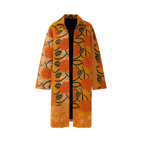 Leila Coat - The Saffron Bloom - L — front