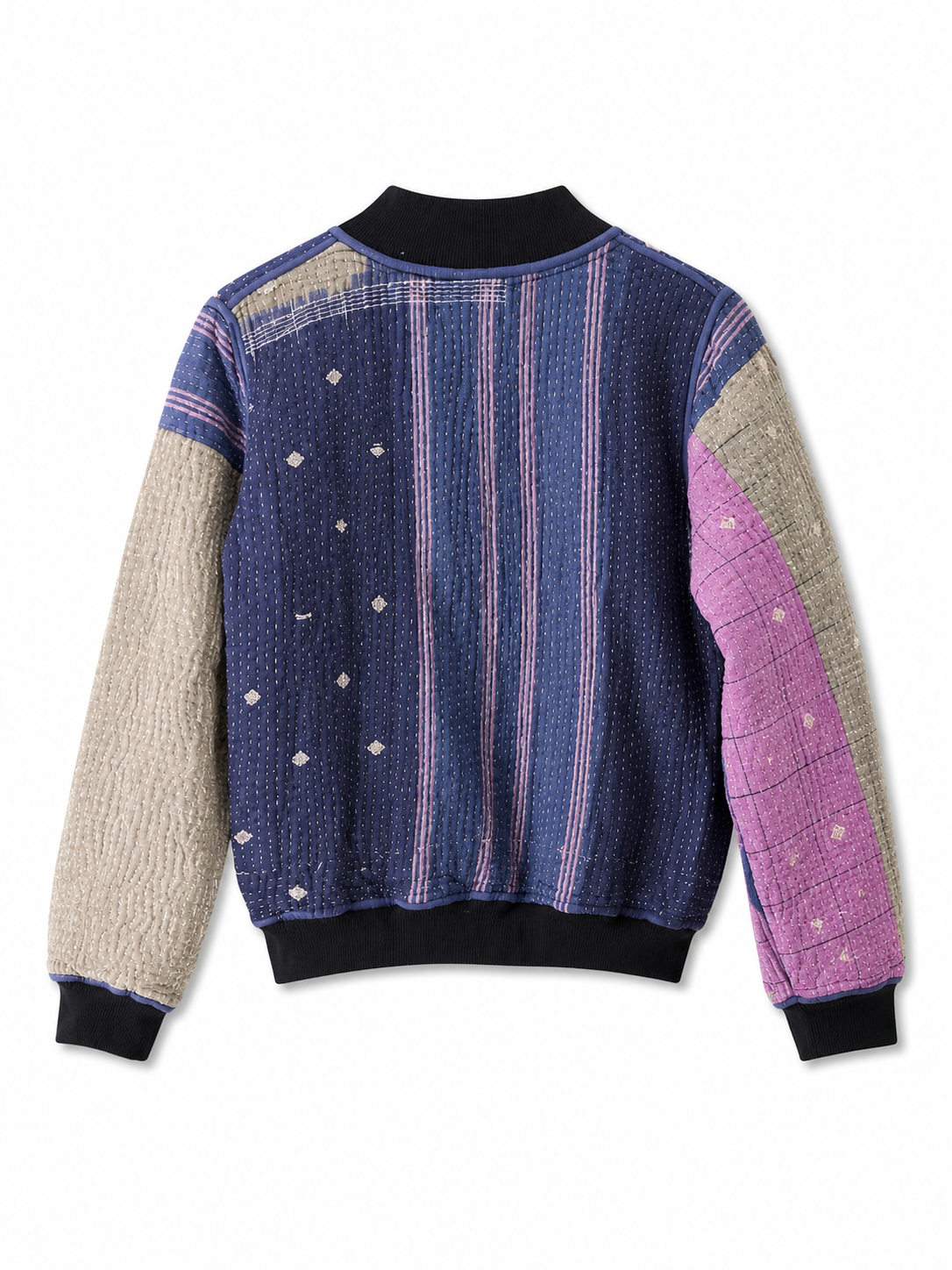Tania Reversible Kantha Bomber - L