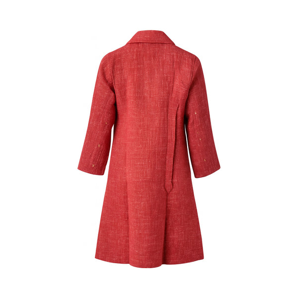 Leila Coat - The Raspberry Stitch - M — back