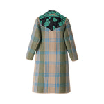 Leila Coat - The Emerald Blossom - S — reversible side, back 4