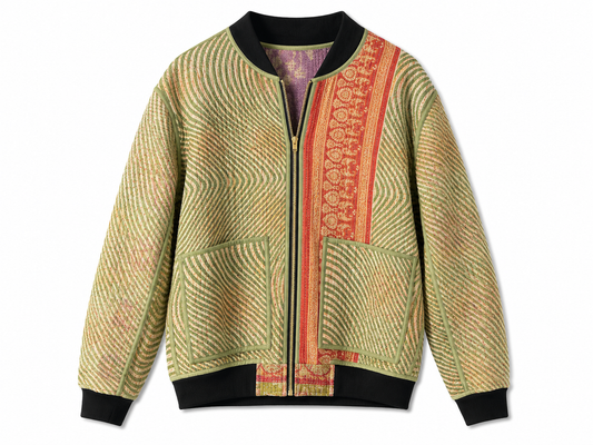 MEN'S Reversible Kantha Bomber - Imran - M