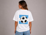 Argentina Flag Soccer Momento Tee - Unisex 1