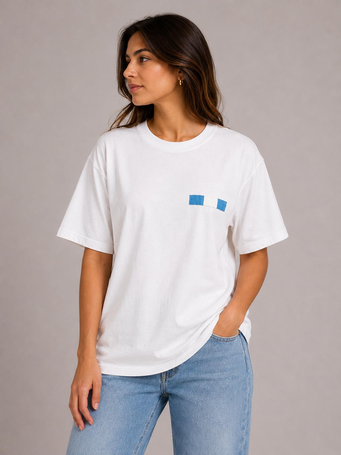 Argentina Flag Soccer Momento Tee - Unisex