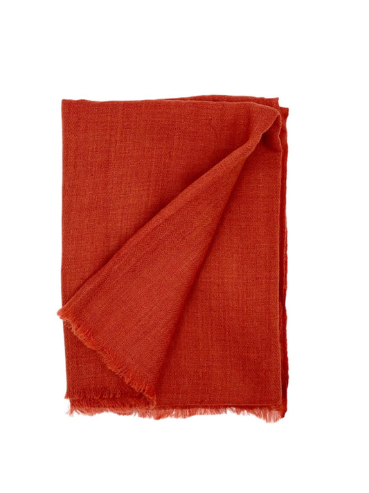 Cashmere Scarf - Burnt Orange