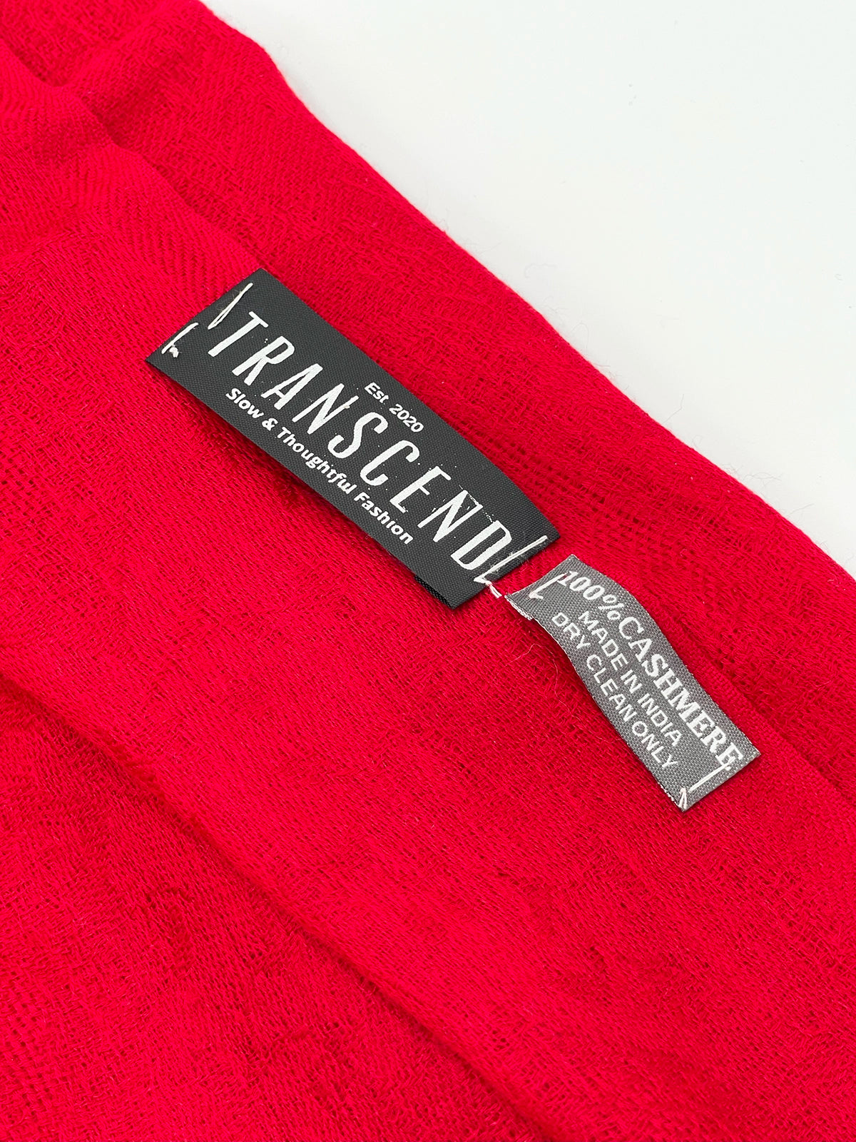 Cashmere Scarf - BRIGHT RED
