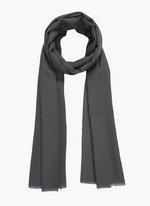 Cashmere Scarf - Charcoal 1