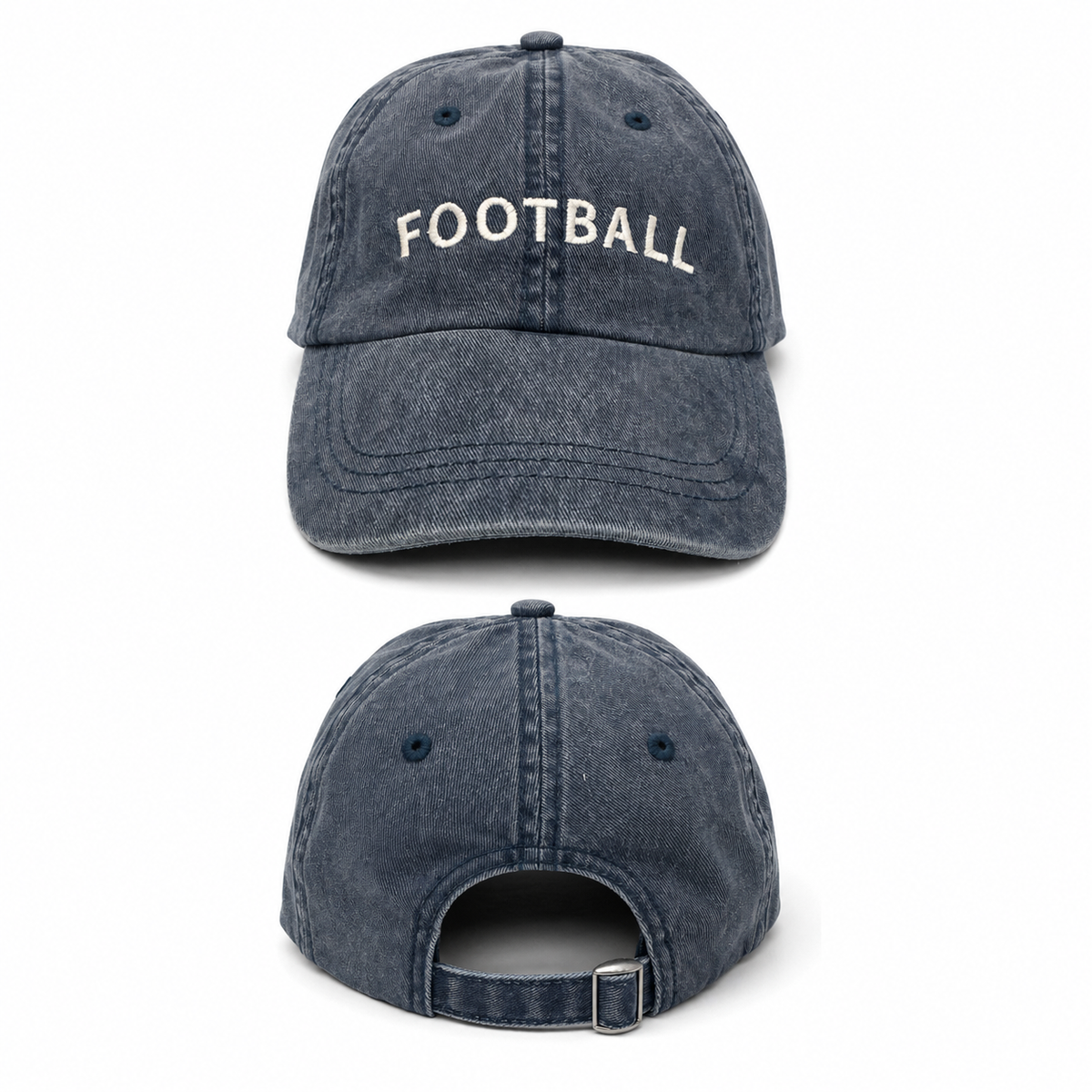 Unisex Cotton Twill Pigment Dyed Cap - FOOTBALL