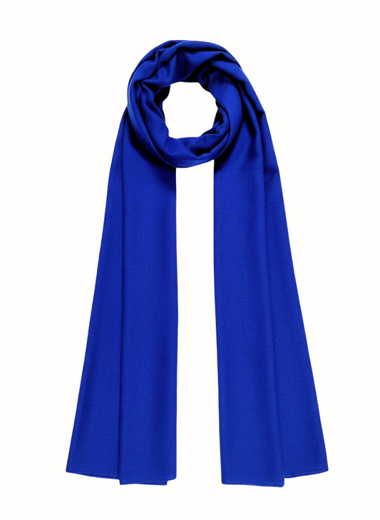 Cashmere Scarf - Cobalt Blue