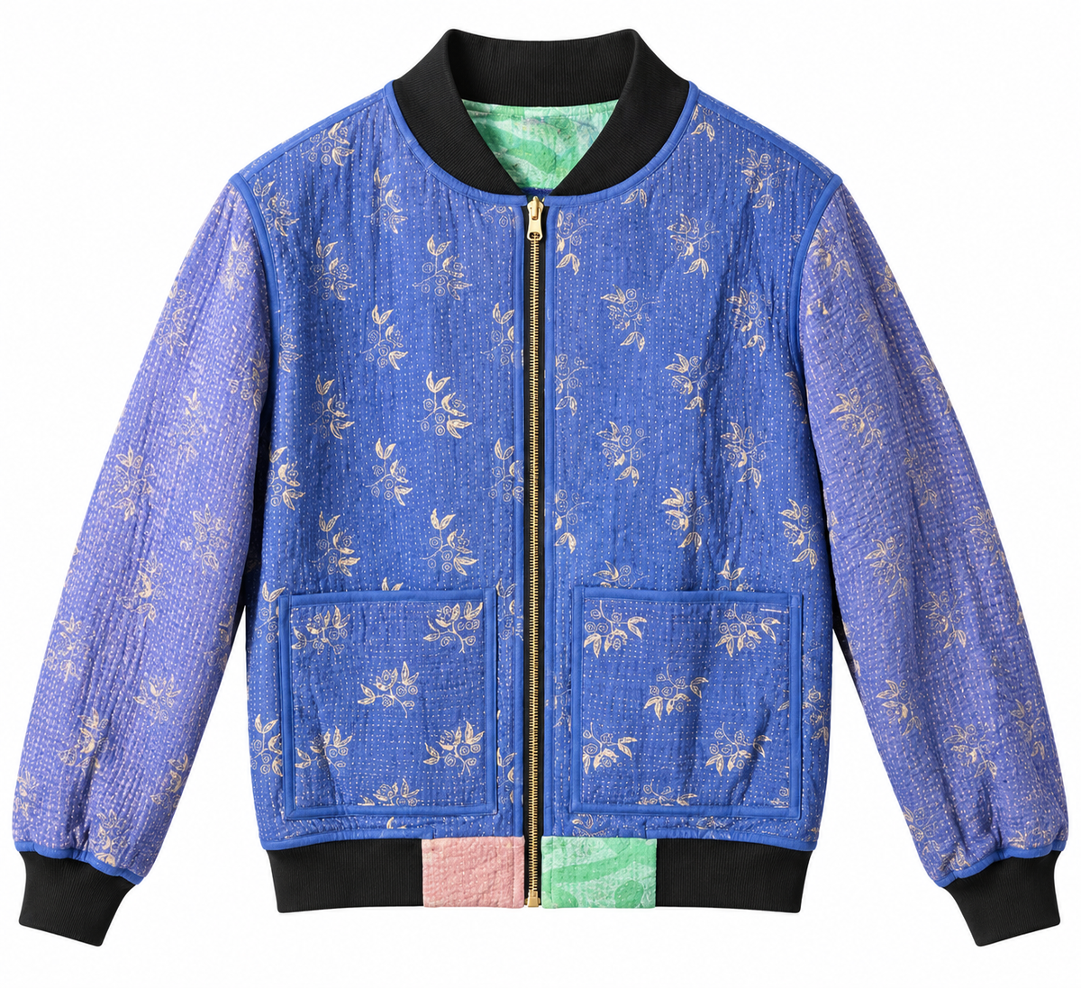 MEN'S Reversible Kantha Bomber - Zubair - XS