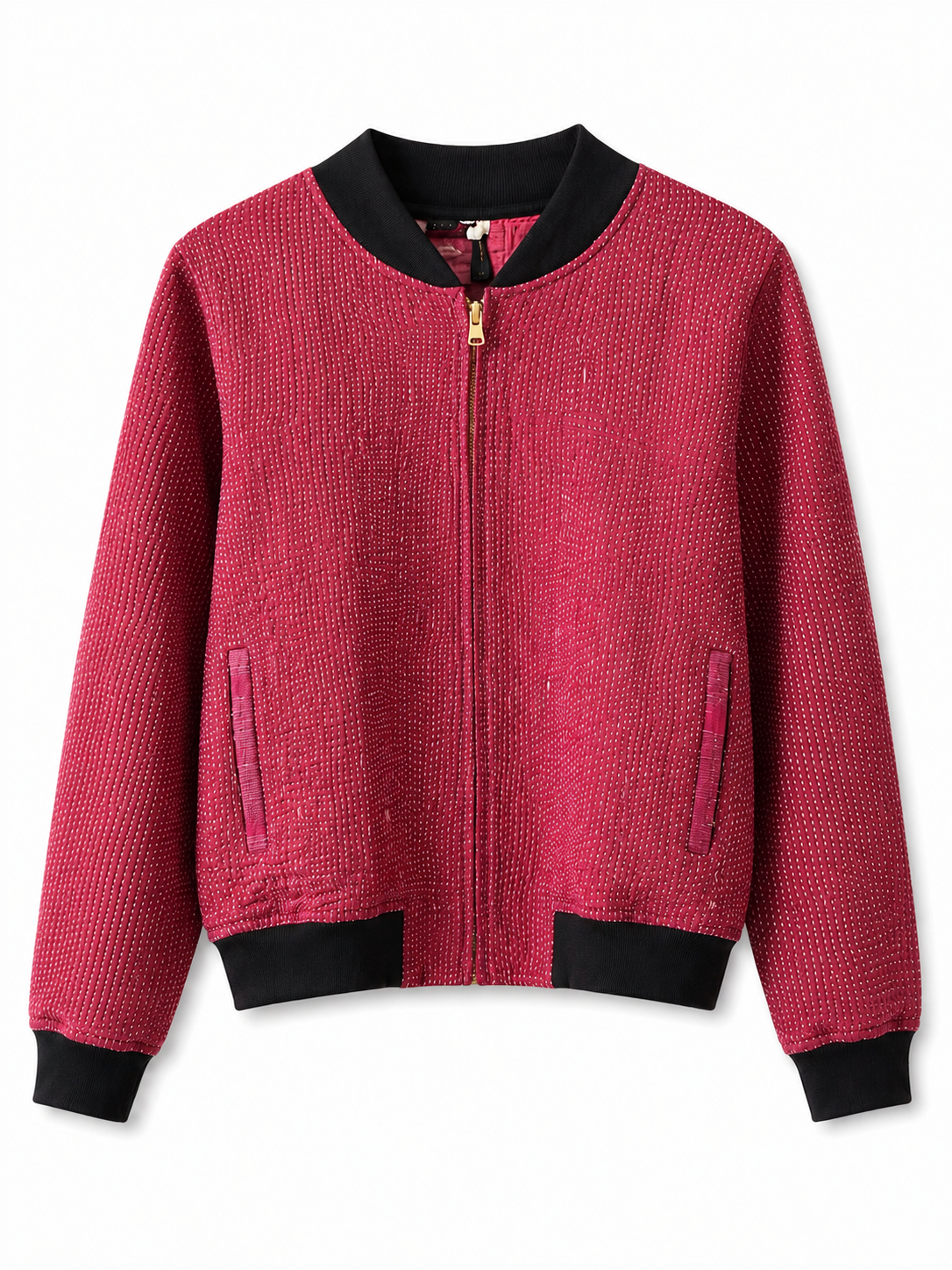 Tania Reversible Kantha Bomber - M