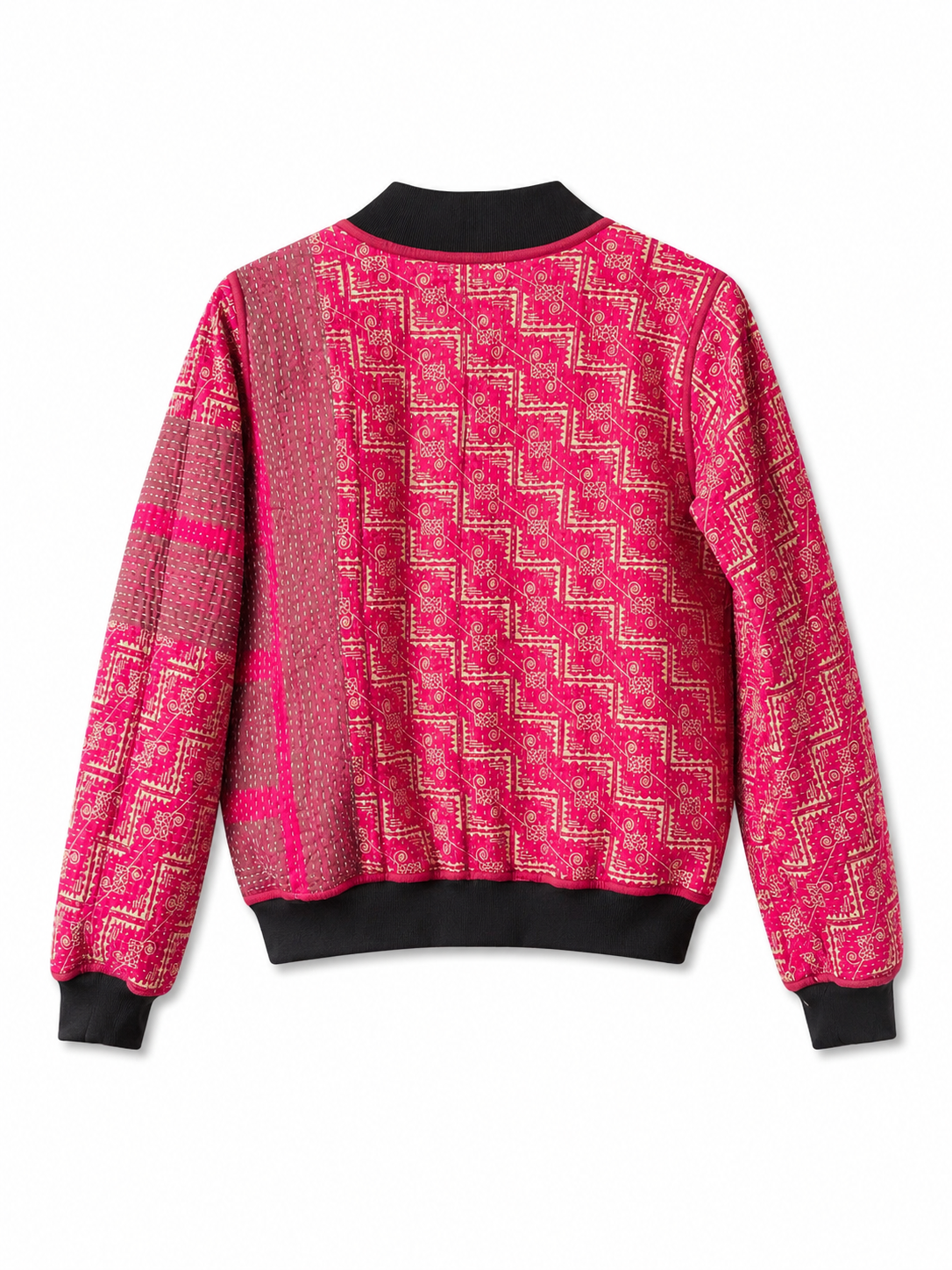 Parveen Reversible Kantha Bomber - M