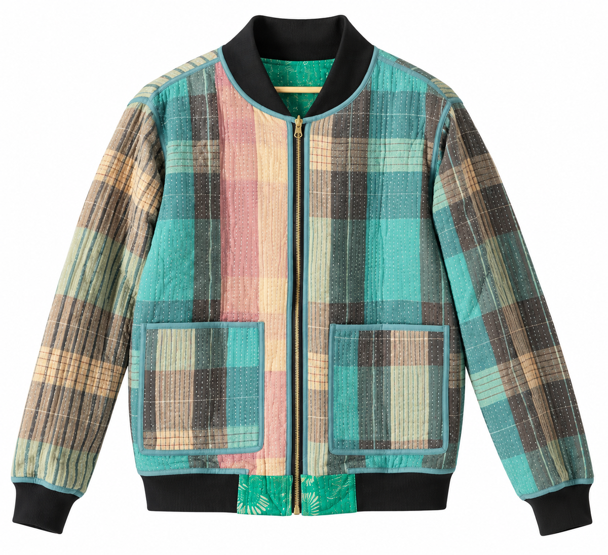 MEN'S Reversible Kantha Bomber - Raviq - M