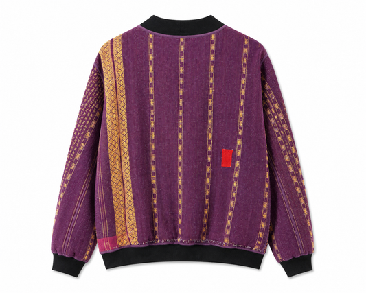 MEN'S Reversible Kantha Bomber - Fardin - XL