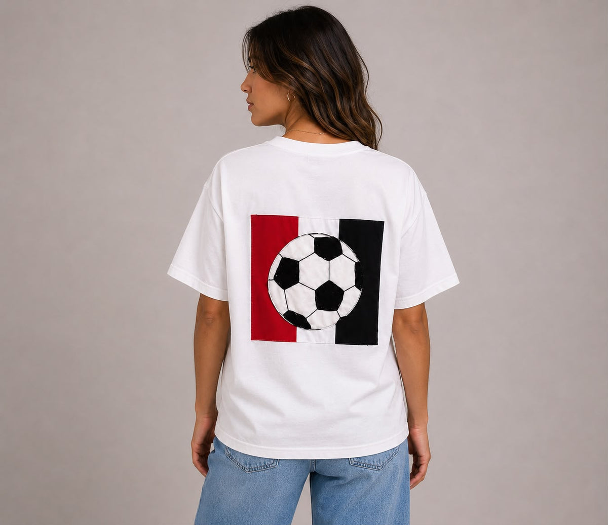 Egypt Flag Soccer Momento Tee - Unisex