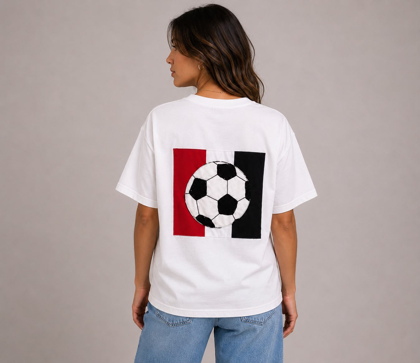 Egypt Flag Soccer Momento Tee - Unisex