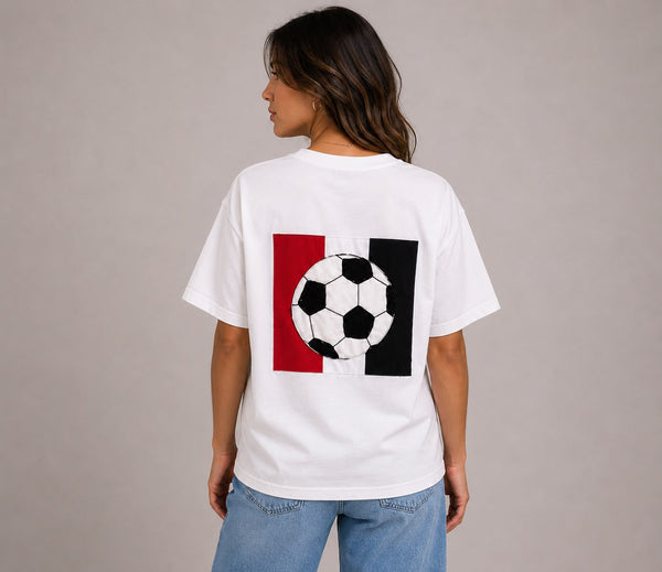 Egypt Flag Soccer Momento Tee - Unisex