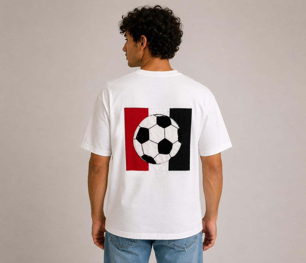 Egypt Flag Soccer Momento Tee - Unisex