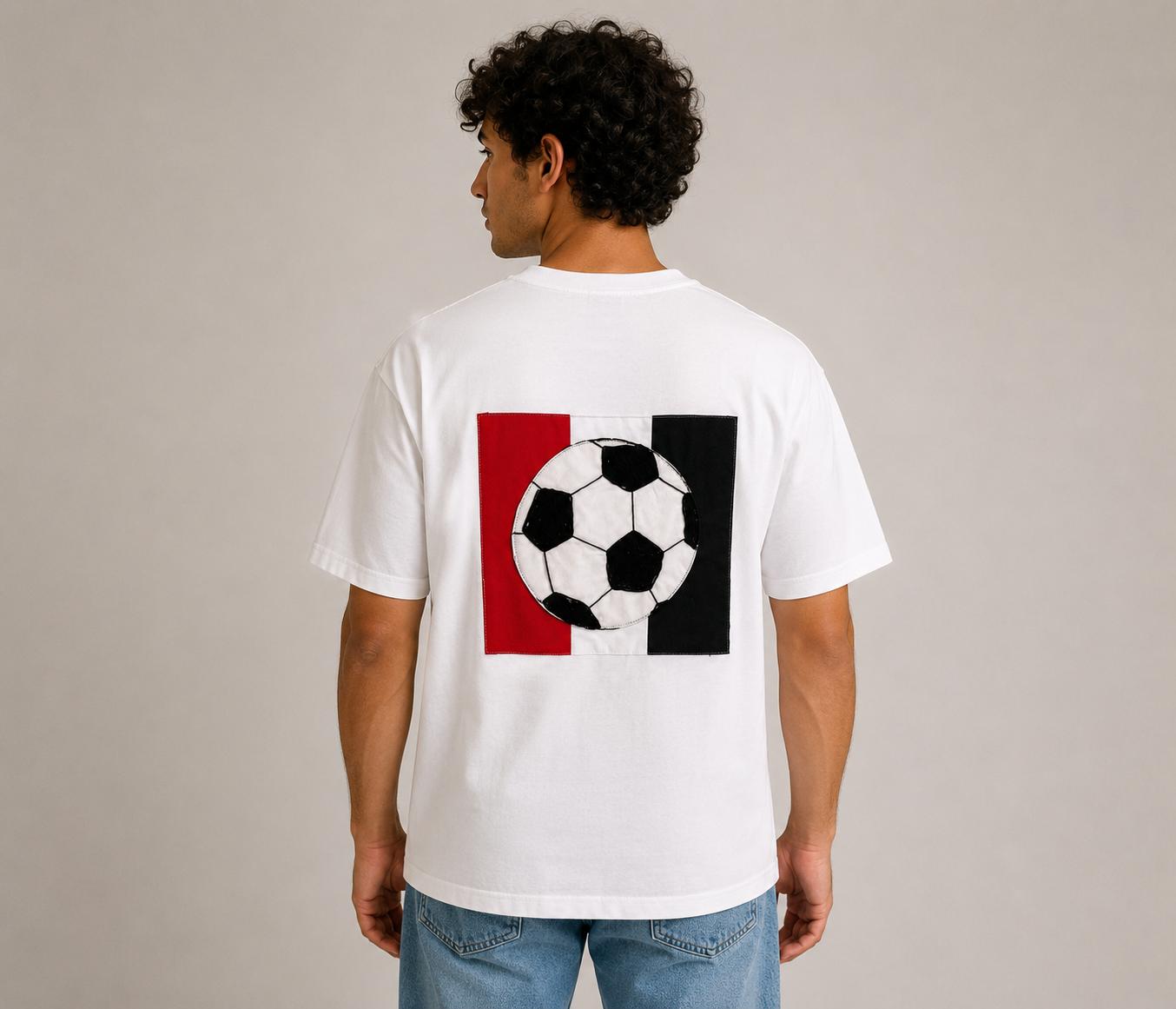 Egypt Flag Soccer Momento Tee - Unisex