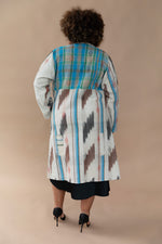 Leila Coat - The Striped Horizon - XL 7