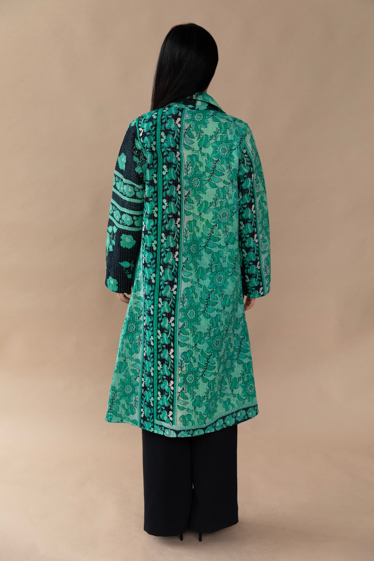 Leila Coat - The Emerald Blossom - S