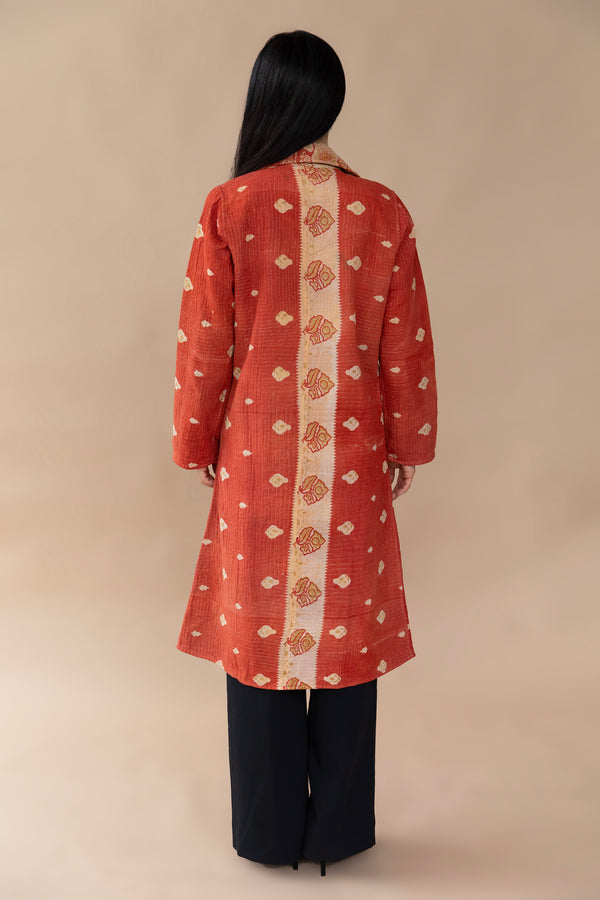 Leila Coat - The Crimson Blossom - S
