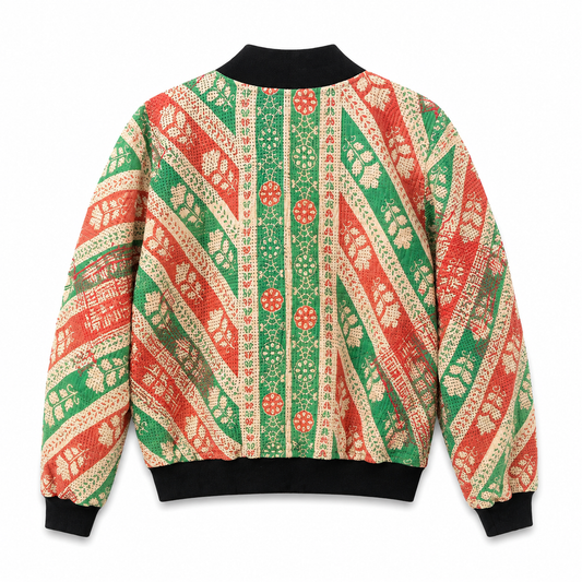 Yasmin Reversible Kantha Bomber - L