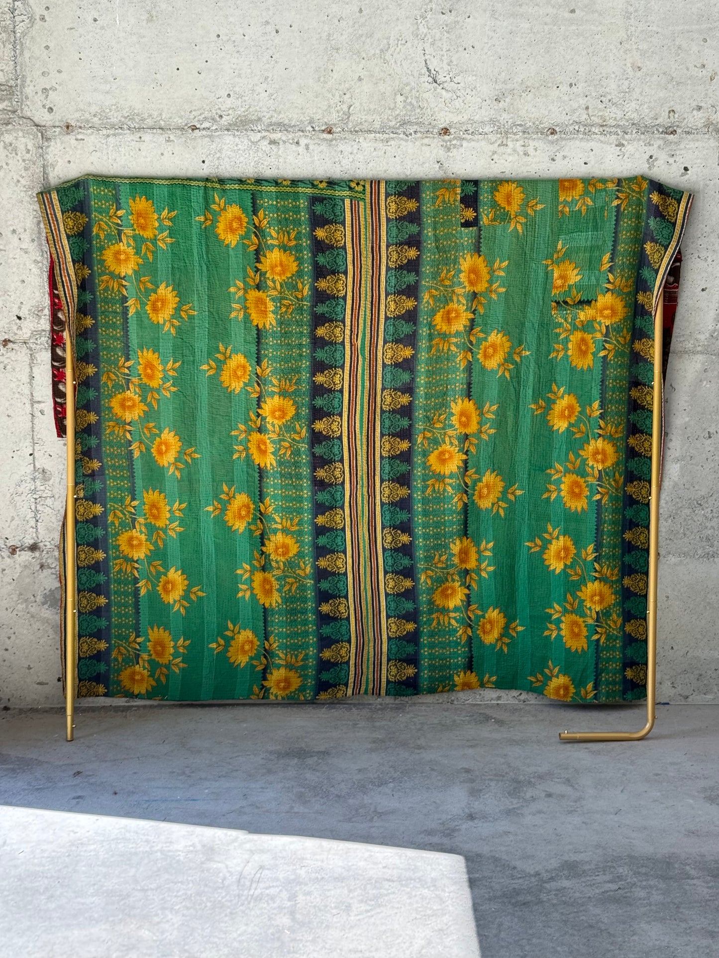Spice Trail Vintage Kantha Throw