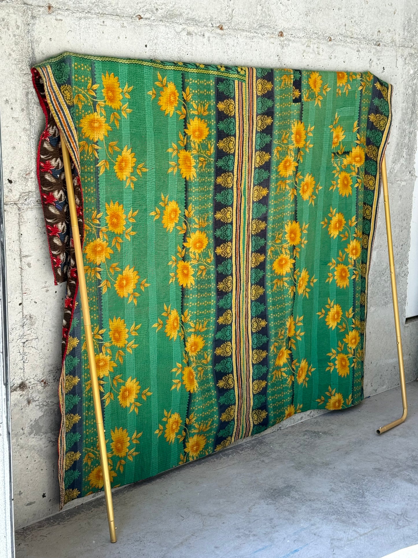 Spice Trail Vintage Kantha Throw