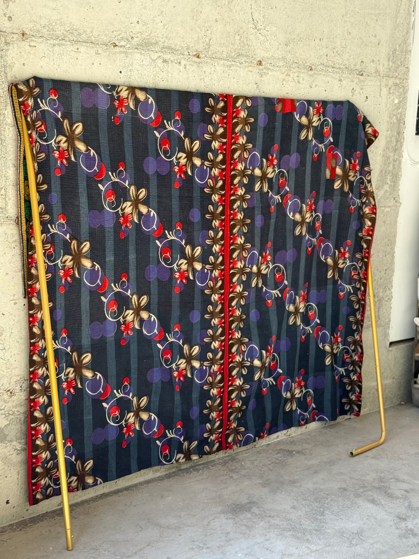 Spice Trail Vintage Kantha Throw