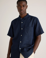 Linen Camp Shirt - Men 7