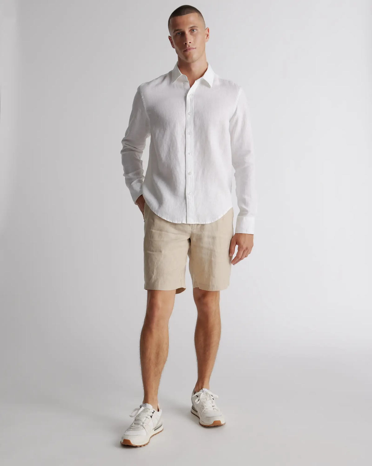 Linen Relaxed Shirt - Men