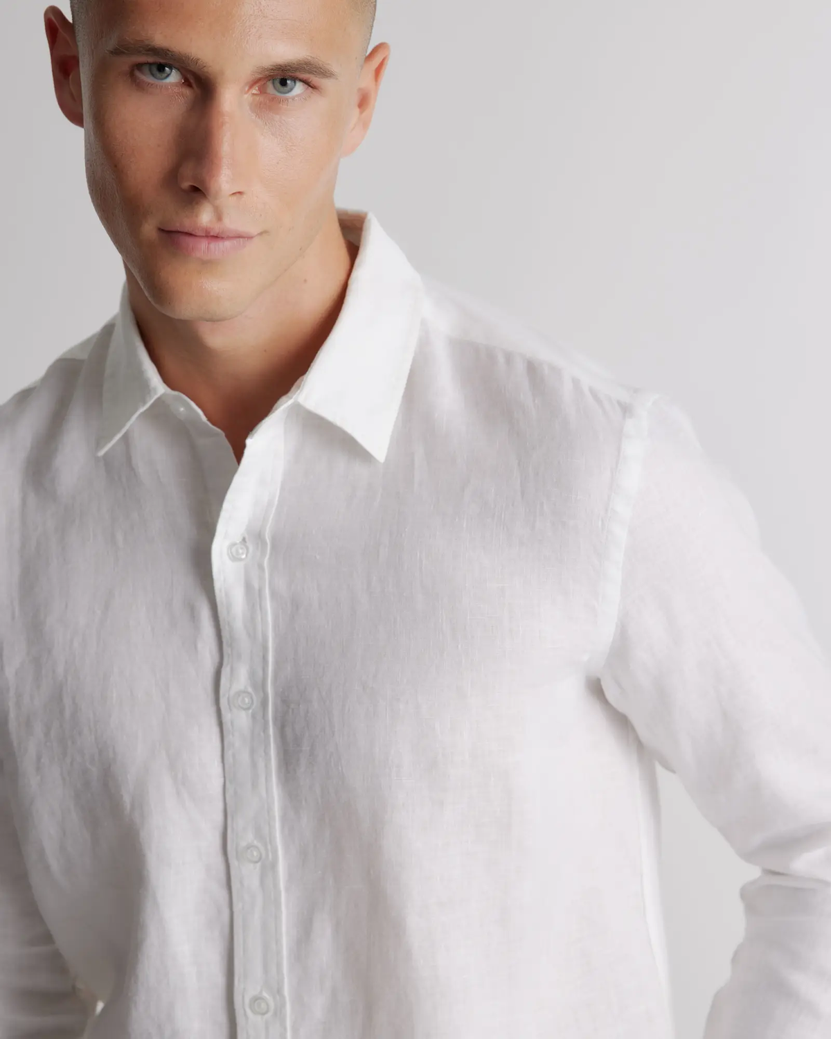 Linen Relaxed Shirt - Men
