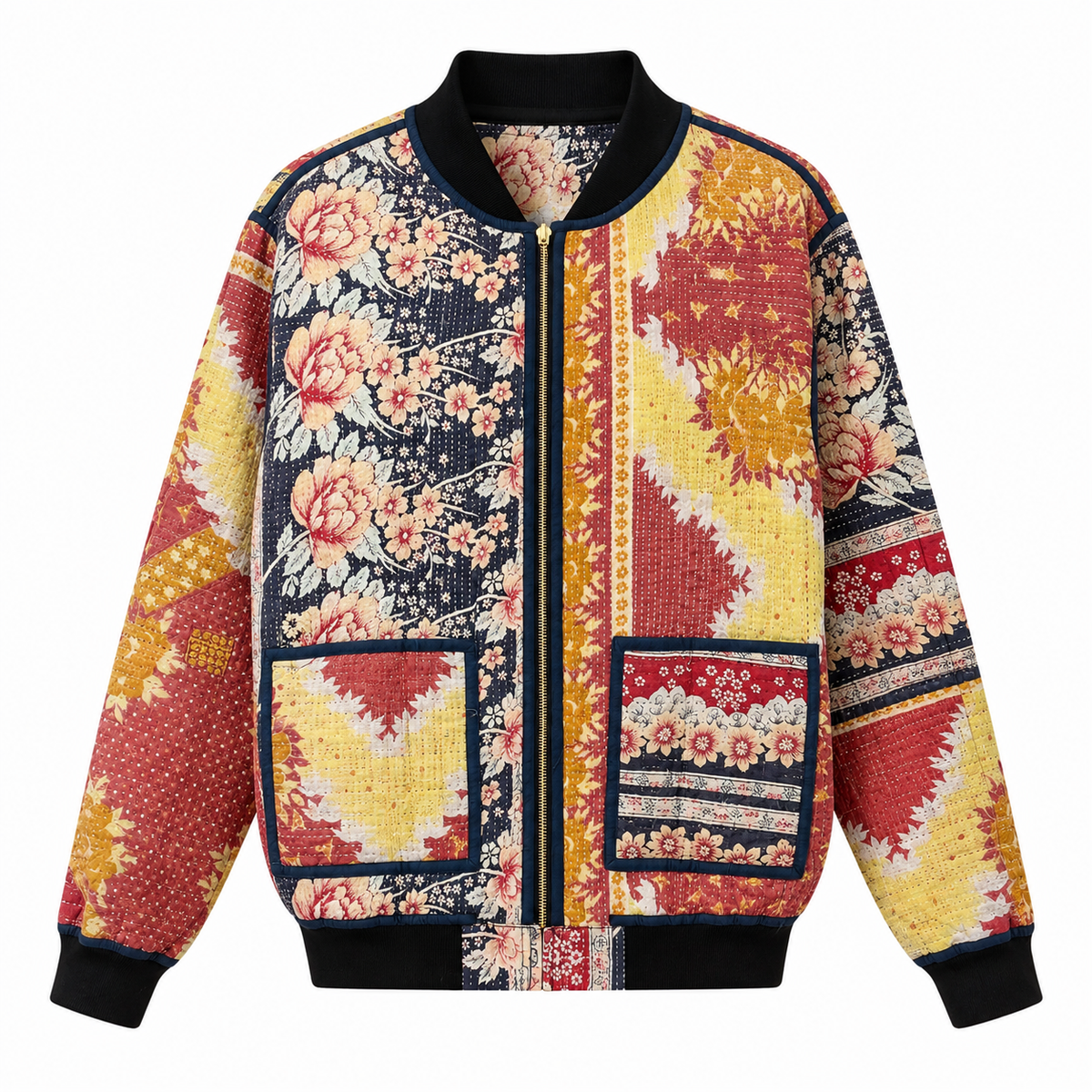 MEN'S Reversible Kantha Bomber - Naveed - L