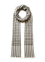 Cashmere Scarf - Hazel Squares 1