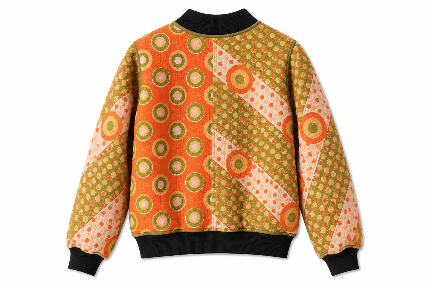 Reshma Reversible Kantha Bomber - L