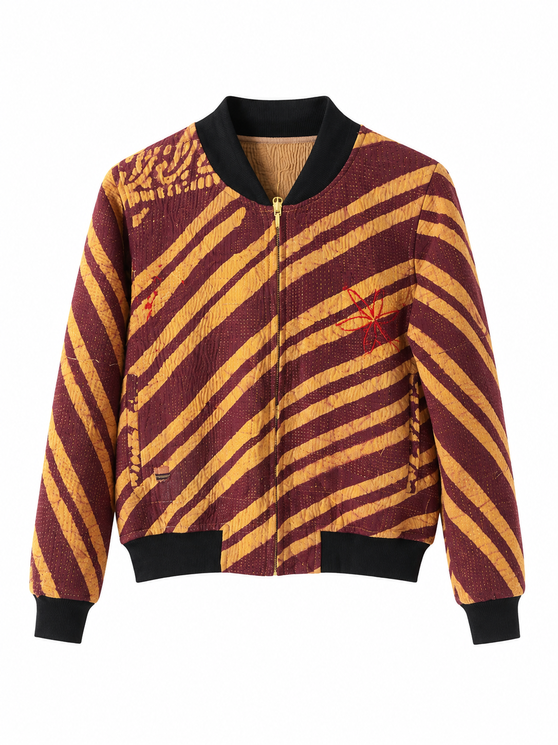 Khushi Reversible Kantha Bomber - XS
