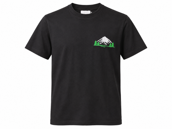 Embroidered Supima Cotton Tee - Mountain Rainier
